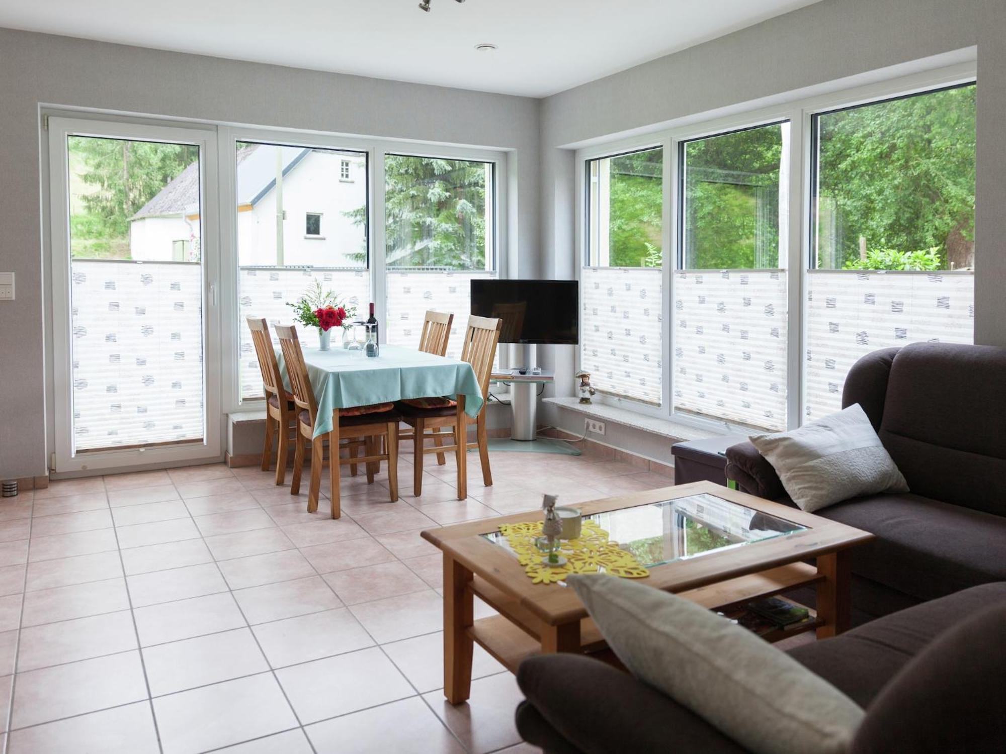Apartment With Terrace And View Merschbach Bagian luar foto